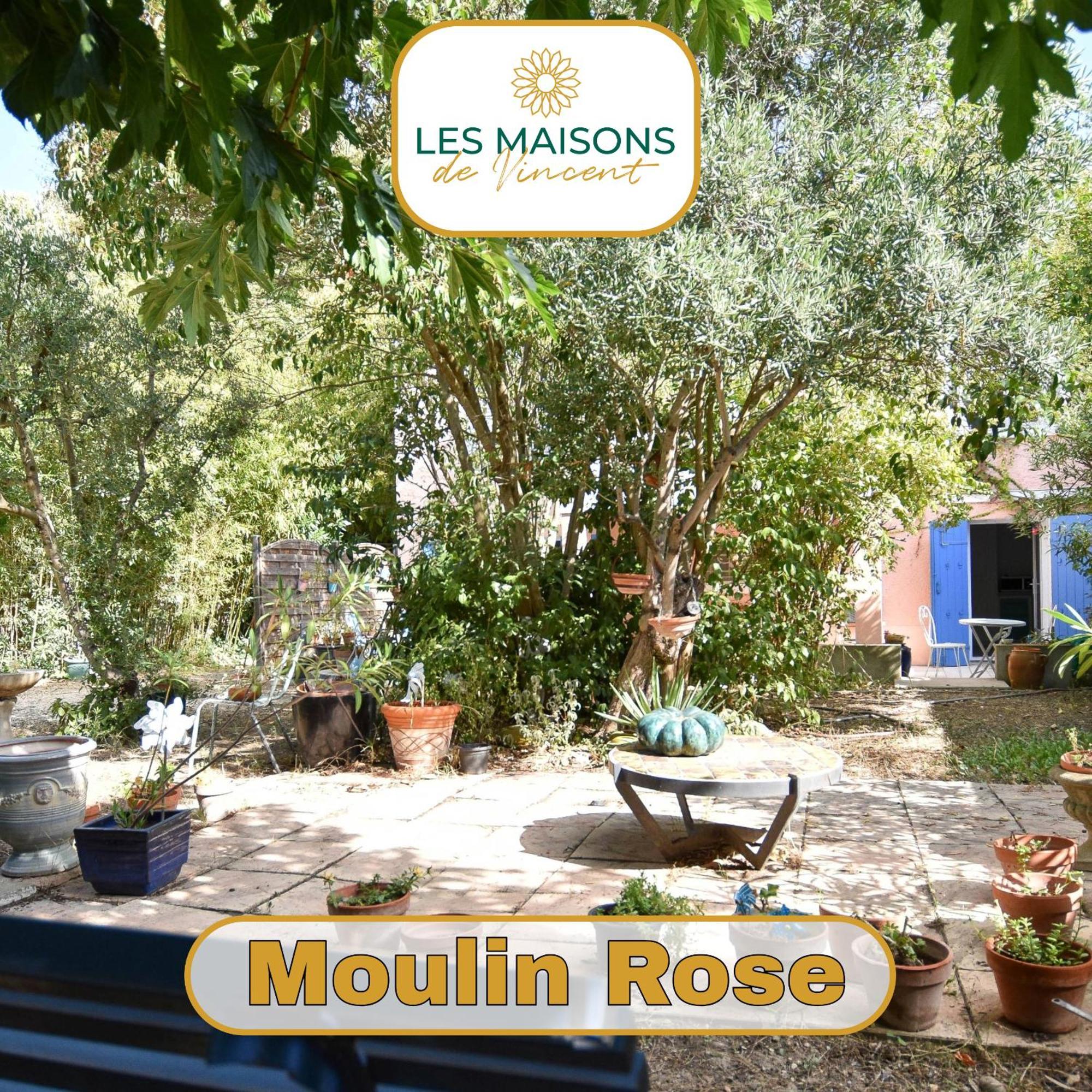 Moulin Rose, Parking - Jardin Lägenhet Arles Exteriör bild